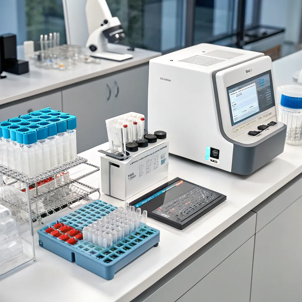 Laboratory equipment displaying innovative biotech solutions